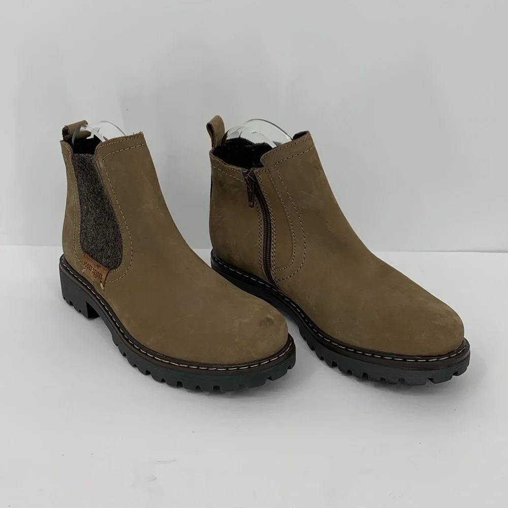 Josef Seibel Marta 03 Chelsea winter ankle boots brown nubuck leather shoe 37 7